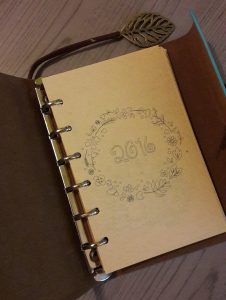 Première page du bullet journal