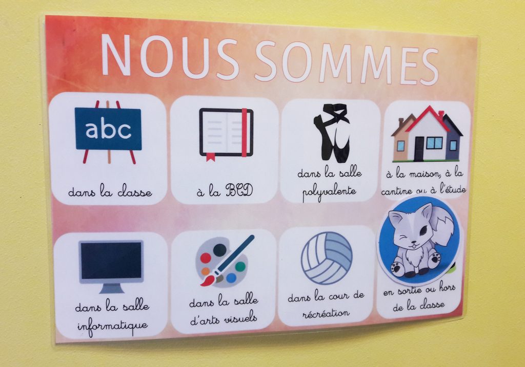 Affiche "nous sommes...."