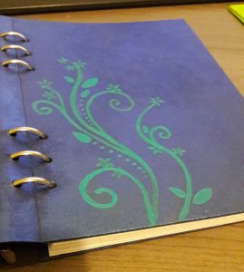 Couverture de mon bullet journal 2017
