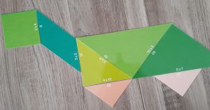 Tangram des multiplications - tortue