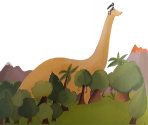 Le loup qui voyageait dans le temps - les dinosaures