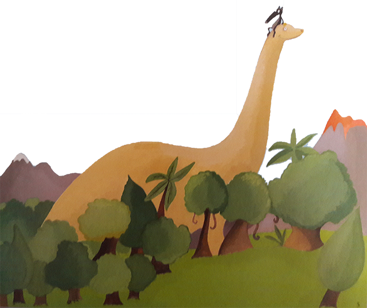 Le loup qui voyageait dans le temps - les dinosaures
