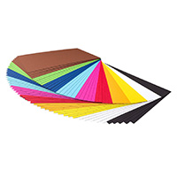 Du papier épais de couleur