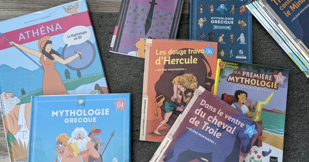 Des livres sur le thème de la mythologie grecque - La tanière de Kyban