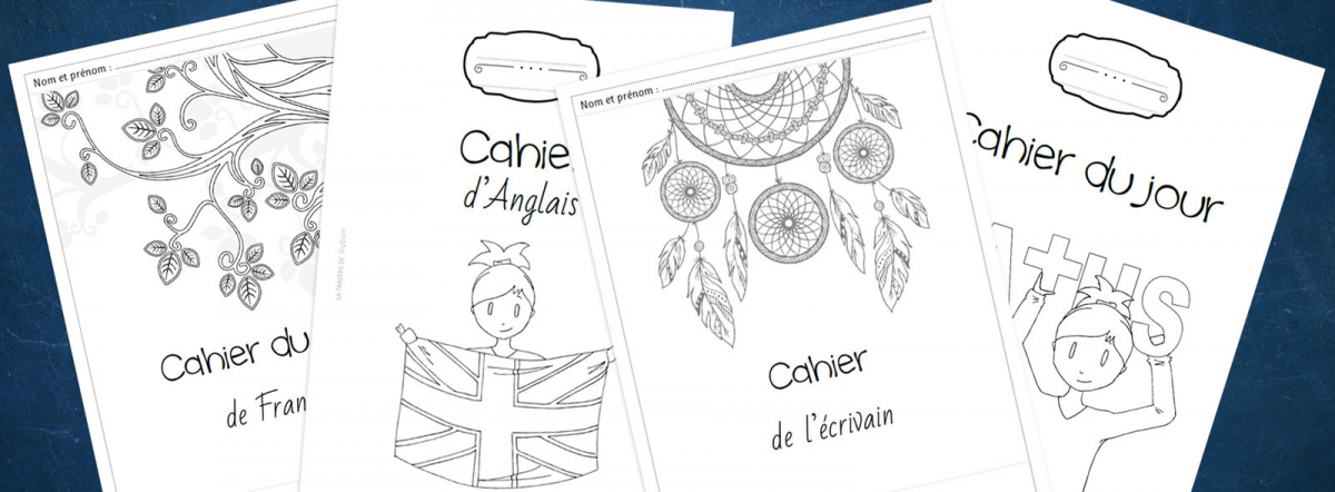 Des Pages De Garde Pour L ann e Scolaire 2019 2020 La Tani re De Kyban