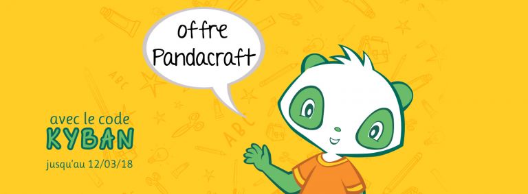 Offre spéciale Pandacraft avec le code Kyban